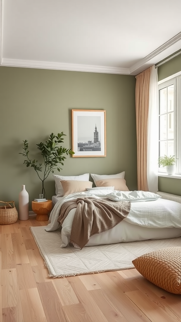 21 Cozy Earthy Green Bedroom Ideas for a Tranquil Retreat MyCozySpace