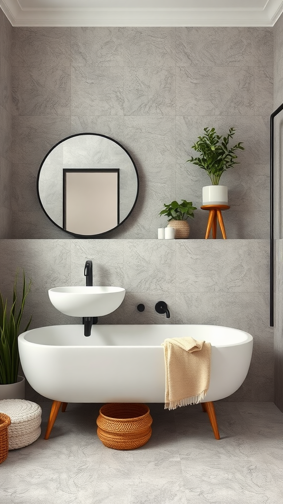 15 Stunning Microcement Bathroom Design Ideas for a Modern Makeover ...