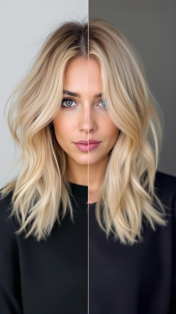 Comparison of butterfly cut and traditional layers hairstyle