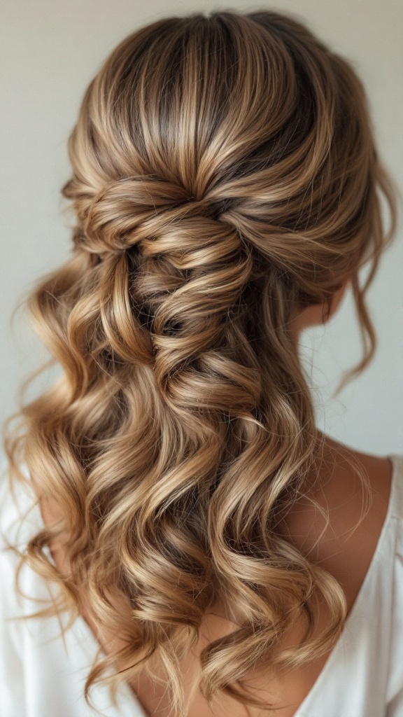 A vintage-inspired finger wave hairstyle, featuring soft curls and elegant waves, perfect for bridesmaids with thin hair.