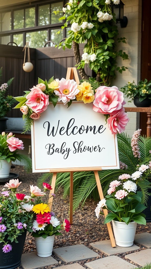 20 Adorable Baby Shower Welcome Sign Ideas to Inspire Your Celebration