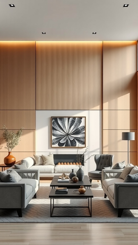A series of horizontal lines creating a clean and structured background.