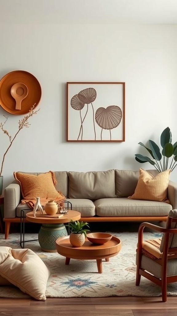 organic modern living room ideas