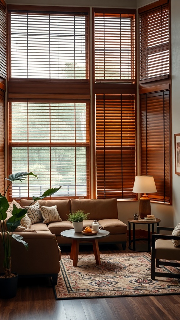 living room blinds ideas
