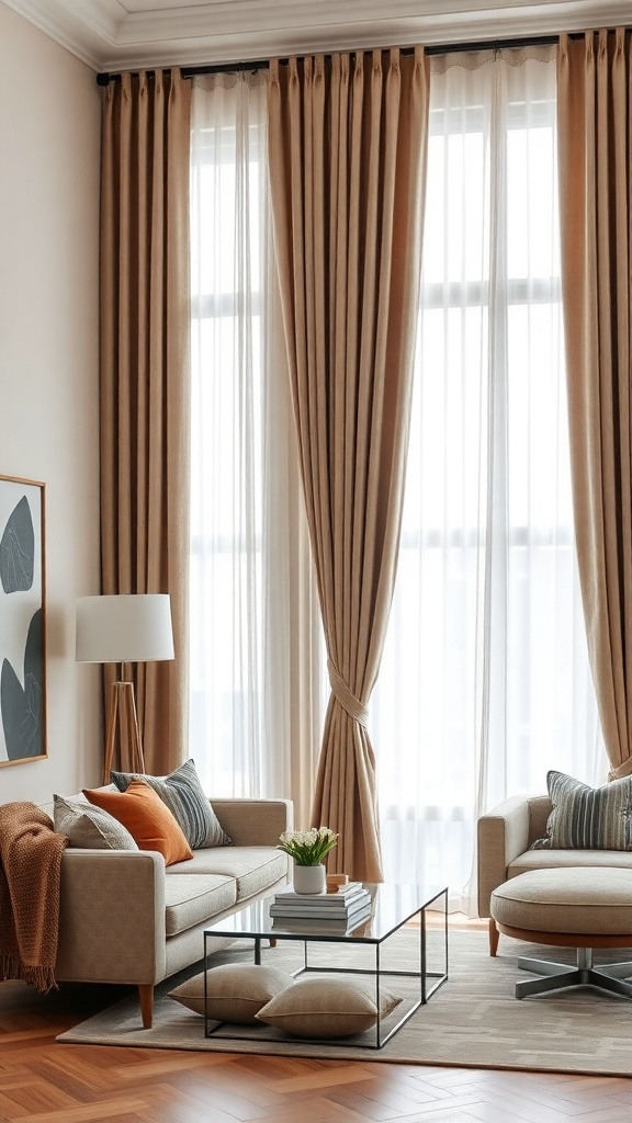 living Room Curtain Ideas