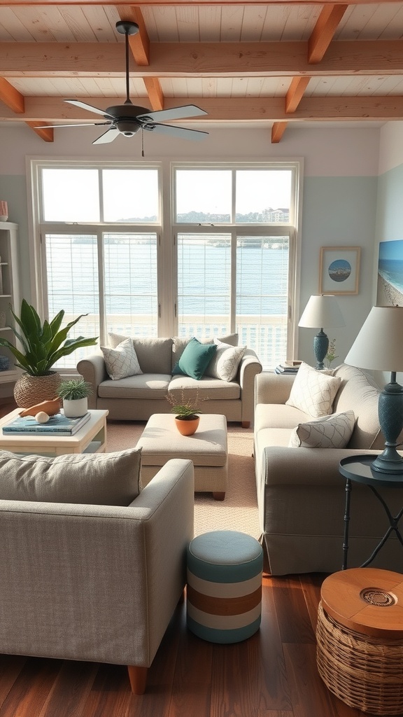Coastal Living Room Decor Ideas
