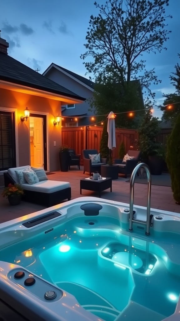 backyard hot tub ideas