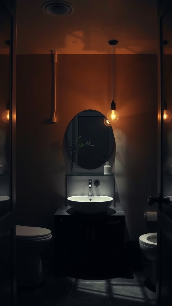 dark bathroom ideas