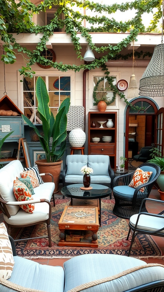 bohemian patio ideas