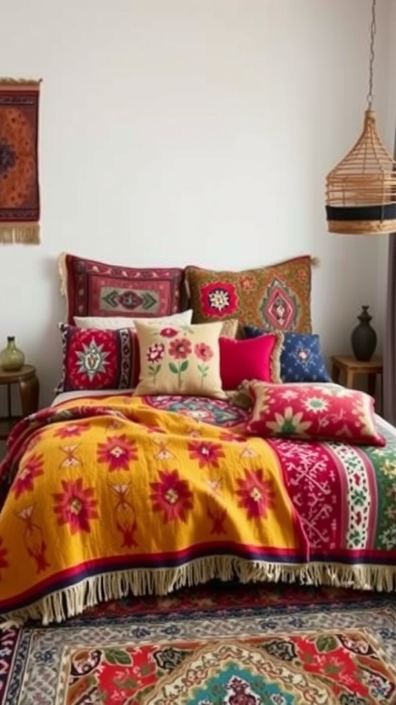 bohemian bedroom décor