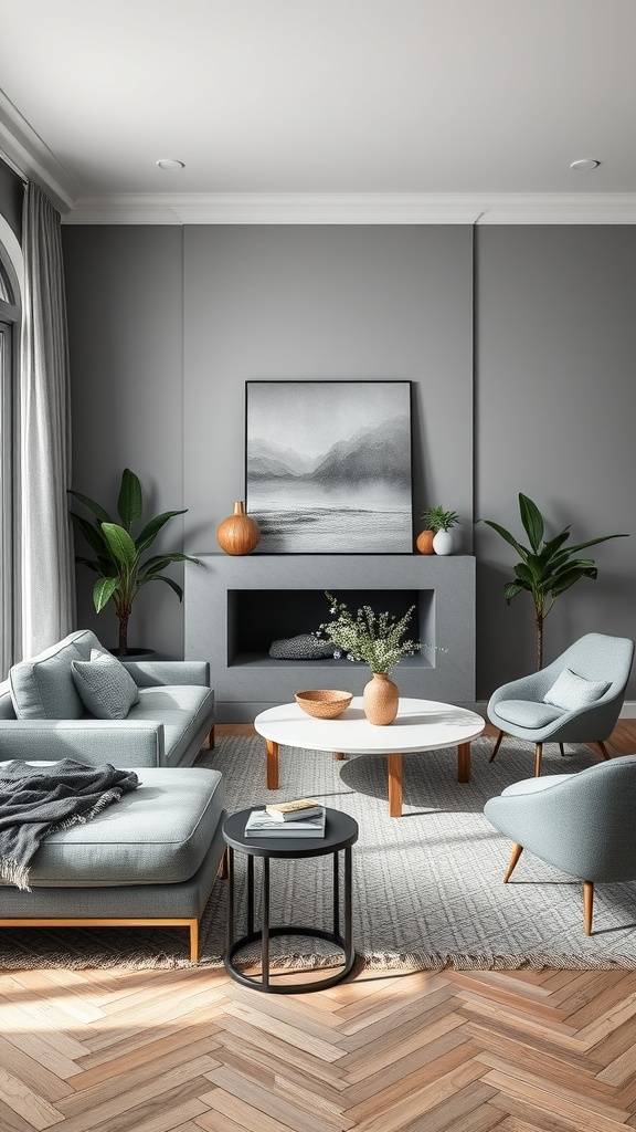 neutral living room decor