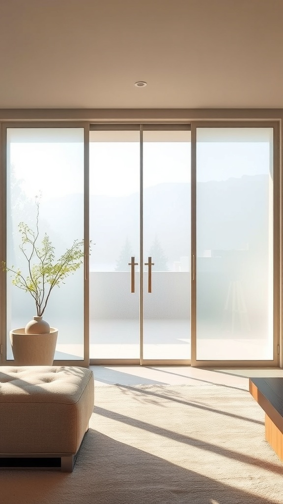 sliding door privacy ideas
