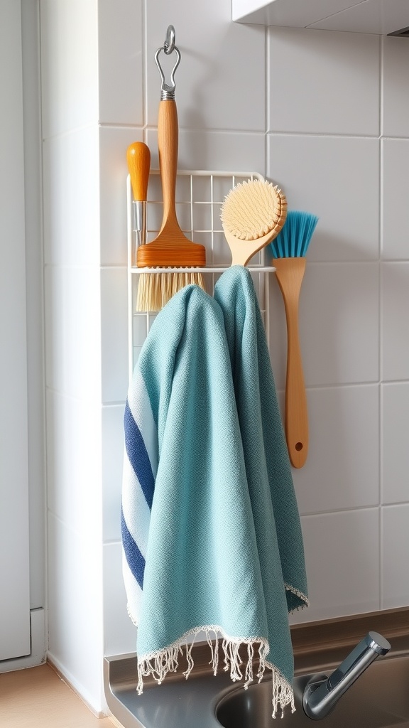 kitchen sink organization ideas