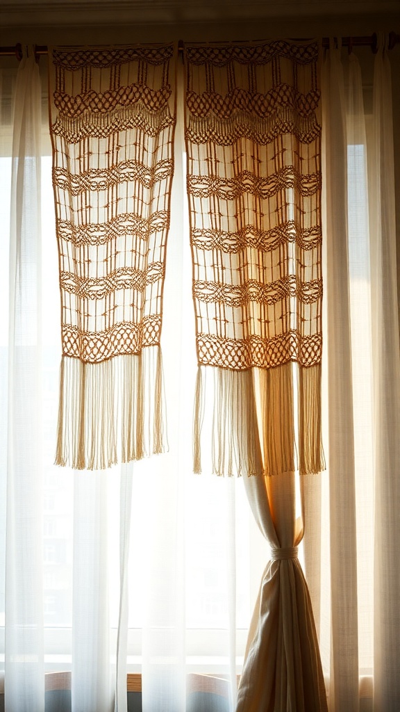 boho curtain ideas