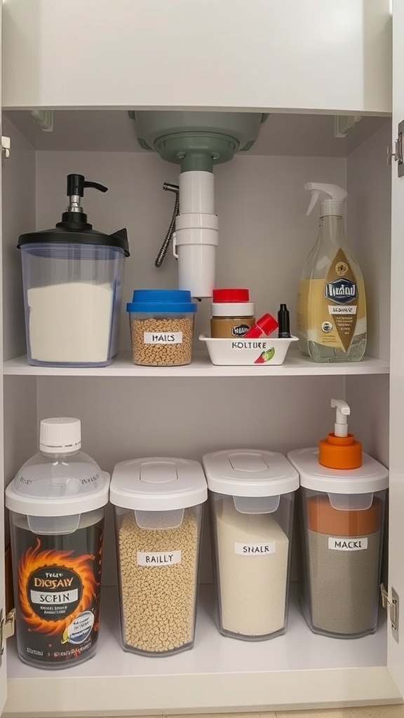 under sink organization ideas