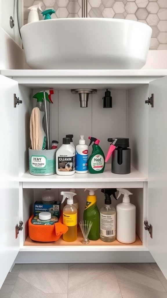 under sink organization ideas