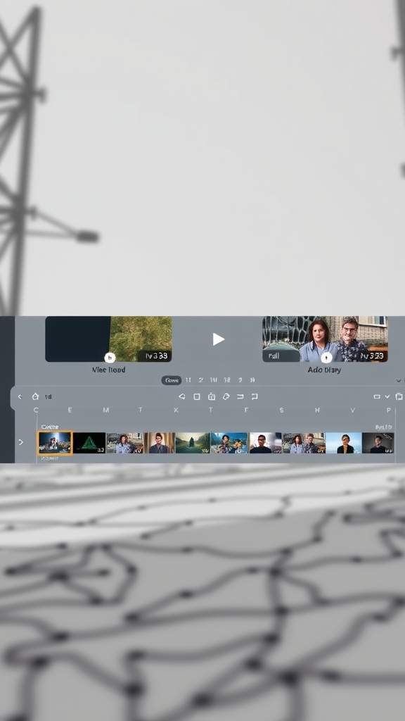 Screenshot of WeVideo's collaborative video editing interface