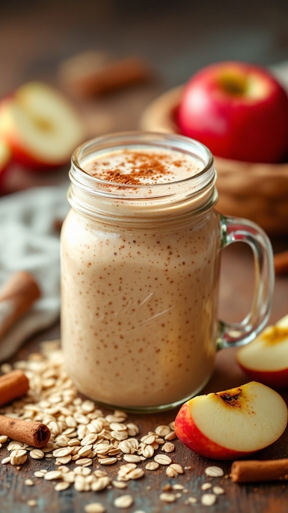 Apple Cinnamon Smoothie with Oats