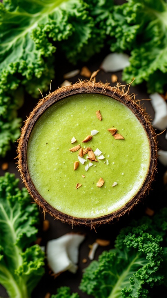 Coconut and Kale Detox Smoothie