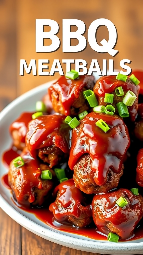 Air Fryer BBQ Meatballs