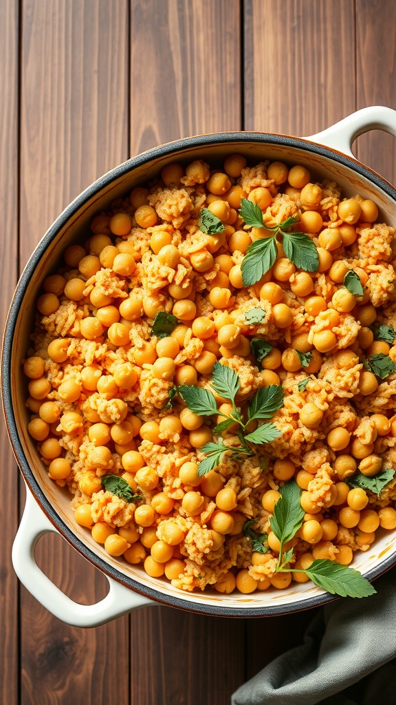 Chickpea and Rice Casserole