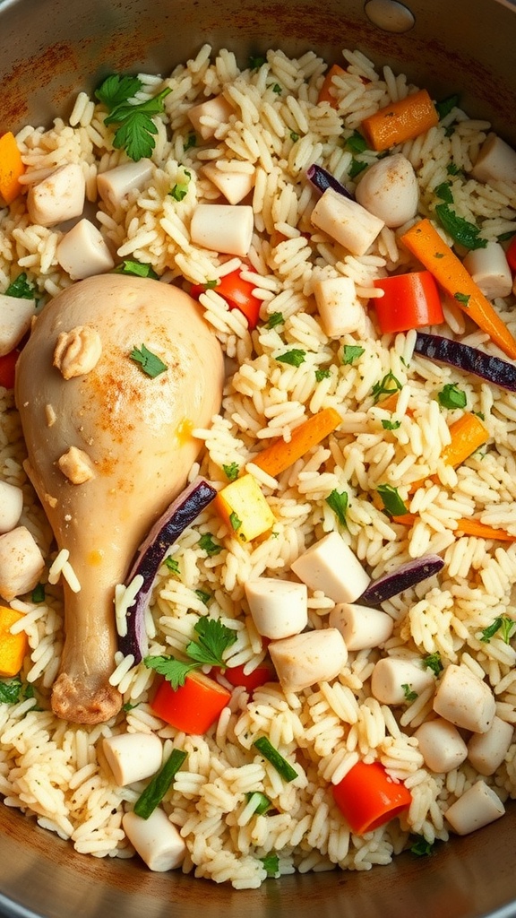 One-Pot Chicken and Rice