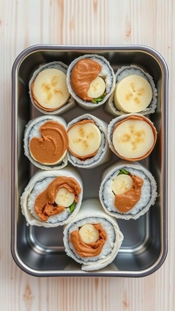 Peanut Butter Banana Sushi