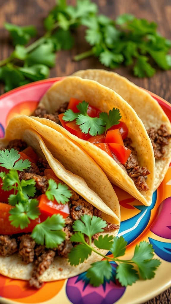 Quick Beef Tacos with Fresh Salsa