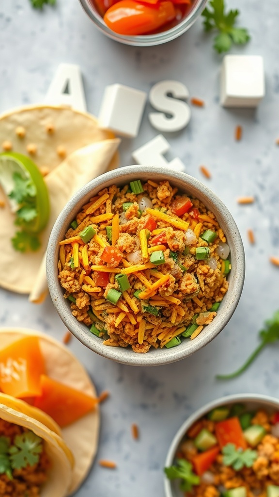 Savory Taco Seasoning Mix ingredients and instructions