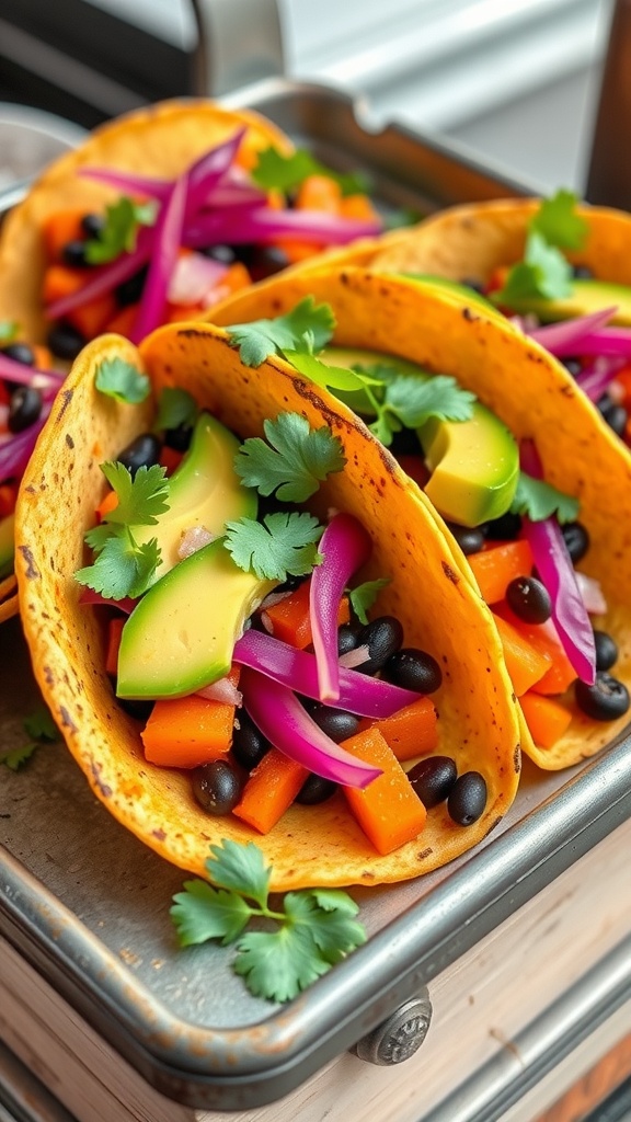 Sweet Potato and Black Bean Tacos