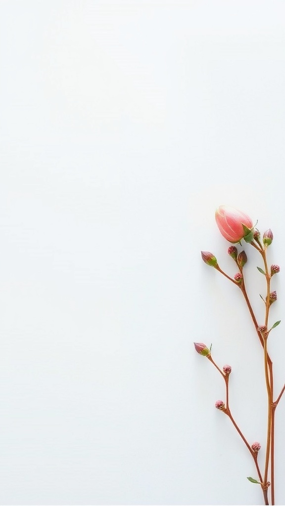 Abstract watercolor design in pink with soft swirls and blends, resembling flowers.