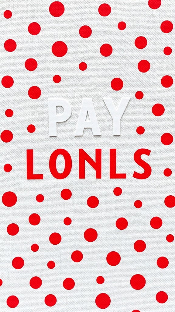 Image of red polka dot nails on a white background.