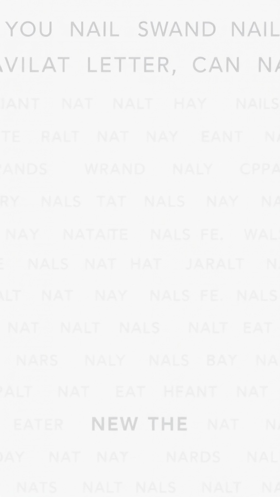 Image showcasing negative space nail art with French square nails