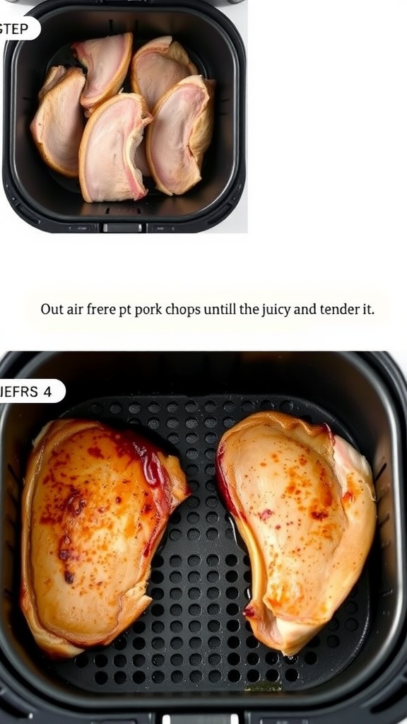 Air fryer pork chops