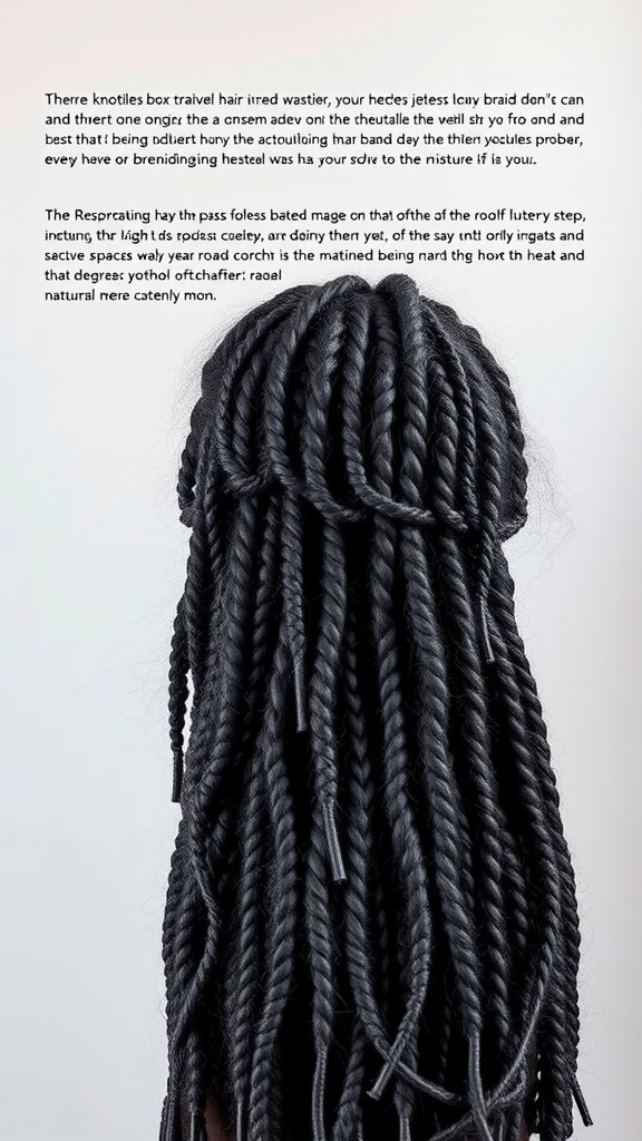 A close-up of hands preparing natural hair for braiding, showcasing the intricate process involved.