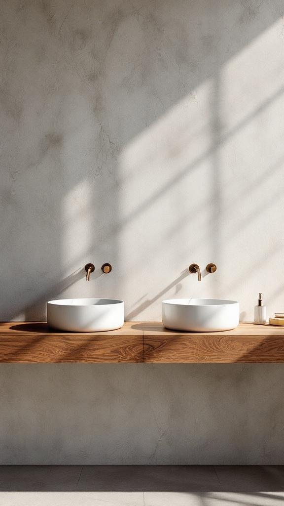 Japandi bathroom