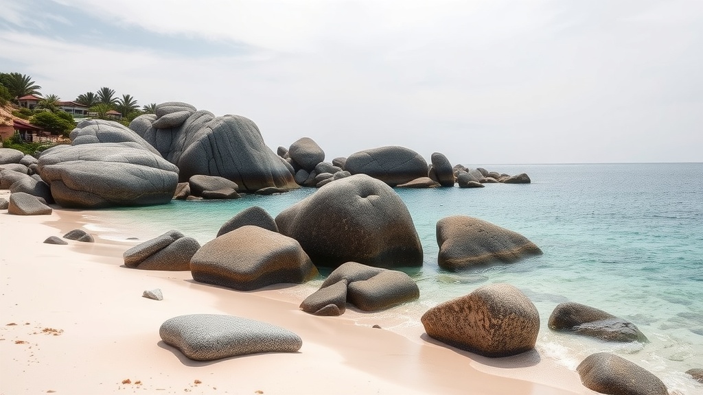 Anse Source d'Argent beach with smooth granite boulders and clear waters.