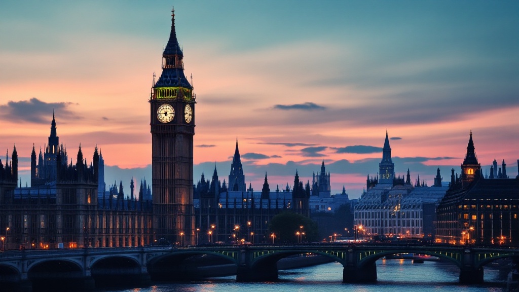 Big Ben and the Houses of Parliament at sunset