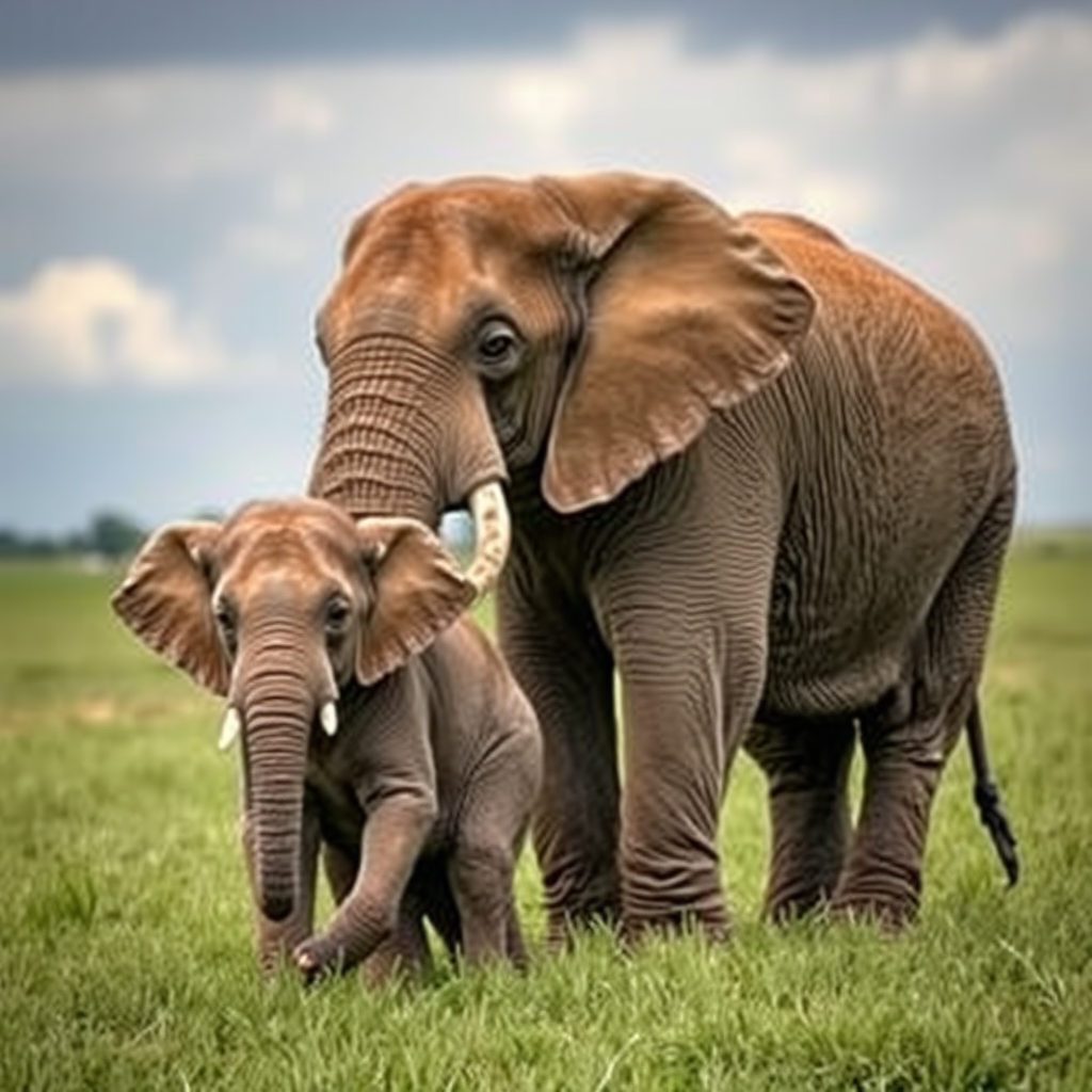 A group of young elephants gathered near a shelter, showcasing their playful and affectionate nature.