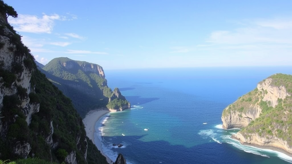 Breathtaking coastal view of Nusa Penida, Indonesia