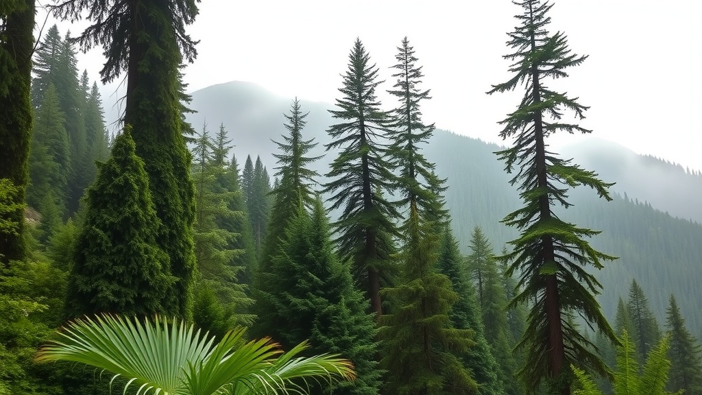 Lush green forests and mountain scenery in Olympic National Park