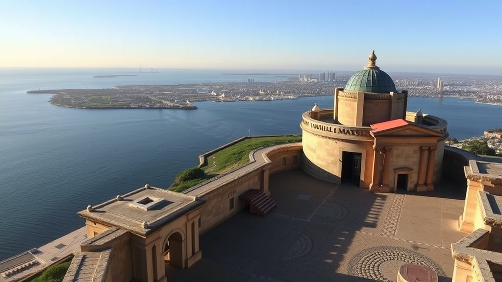 View from Cabrillo National Monument overlooking the ocean and city