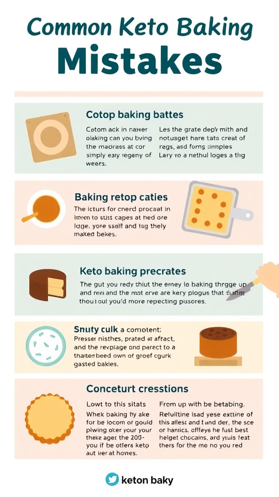 A visual guide on keto baking tips