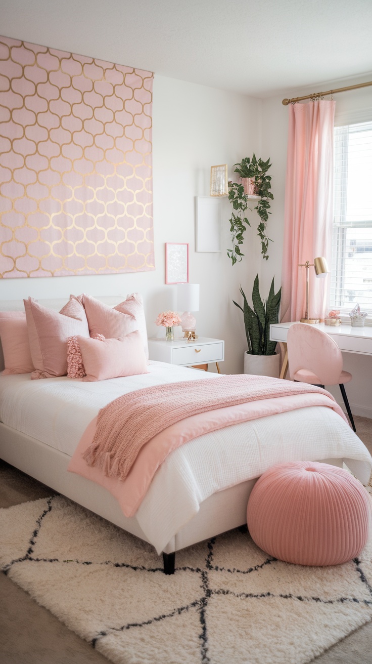 5 Dreamy Pink Teen Bedroom Ideas for a Chic Makeover ??? Whims & Wonders