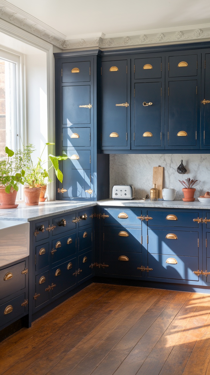 5 Stunning Navy Blue Kitchen Ideas to Inspire Your Home – Whims & Wonders
